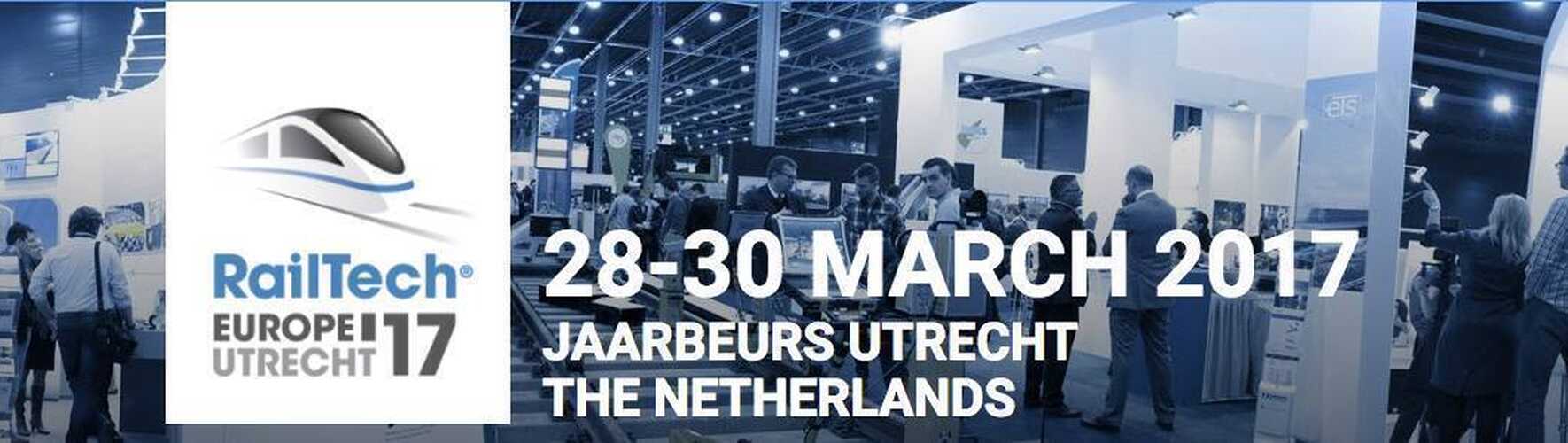 RailTech Europe: from 28 to March 30 2017